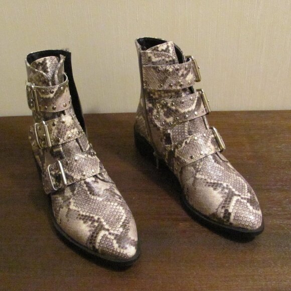 Steven brand Faux Python booties - Picture 2 of 5